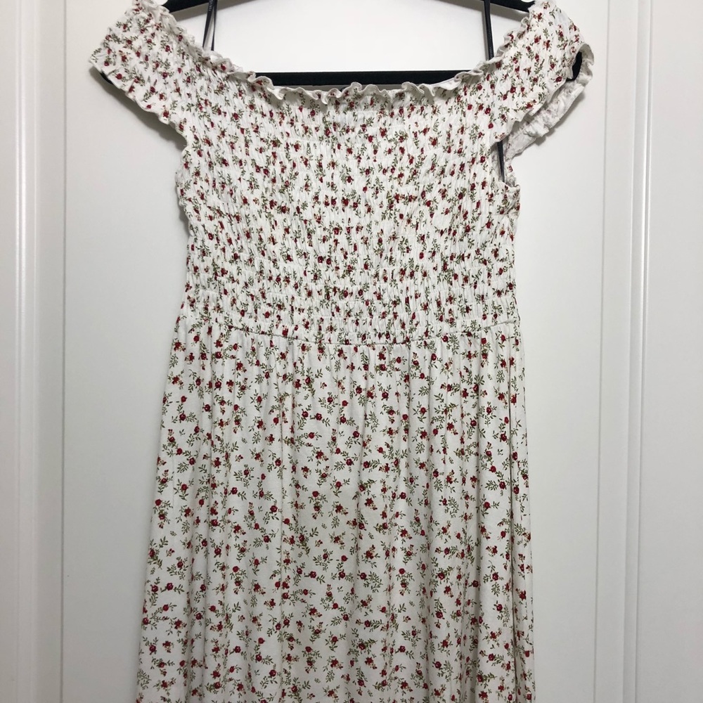 Floral Off-Shoulder Dress